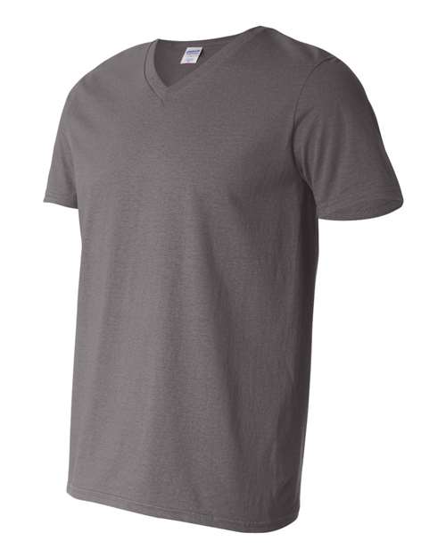 Gildan 64V00 Charcoal — side