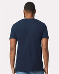 Gildan 64V00 Navy — on model back