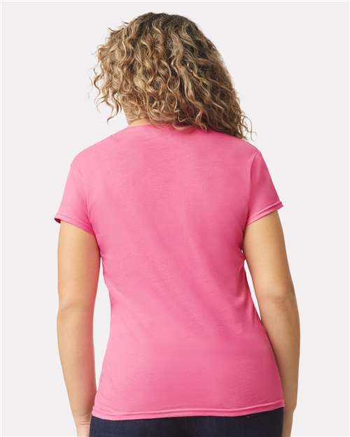 Gildan 64V00L Azalea — on model back