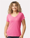 Gildan 64V00L Azalea — on model front