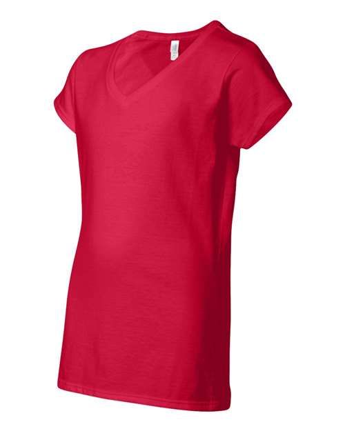 Gildan 64V00L Cherry Red — side