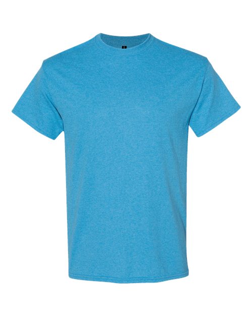 Gildan 5000 Heather Sapphire — front