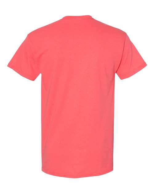 Gildan 5000 Coral Silk — back