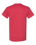 Gildan 5000 Heather Red — back