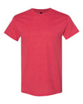 Gildan 5000 Heather Red — front