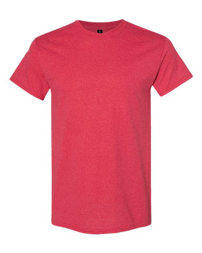 Gildan 5000 Heather Red — front