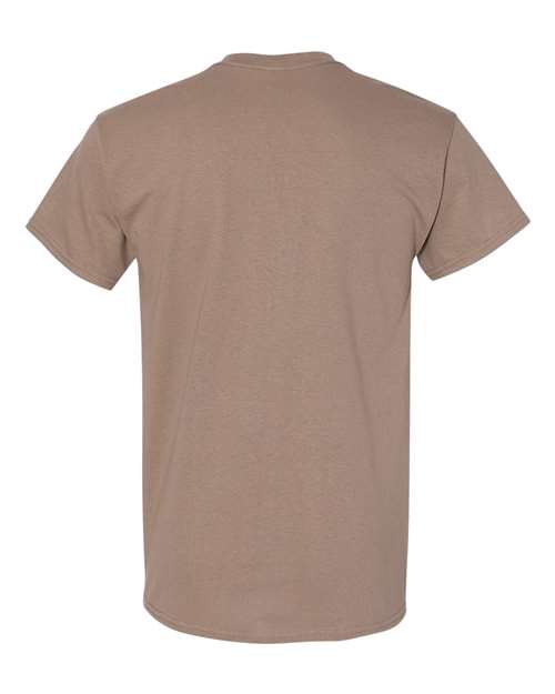 Gildan 5000 Brown Savana — back