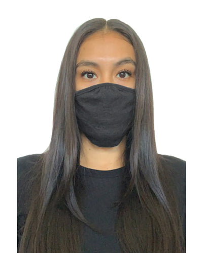 48 Pack - Next Level Unisex Eco Performance Face Cover - Heather Black
