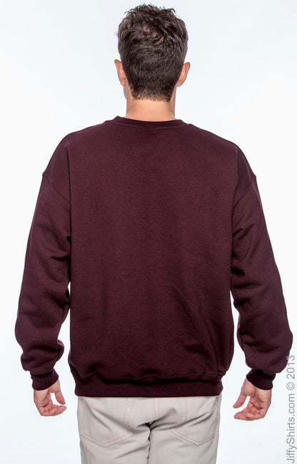 Unisex DryBlend® 50/50 Fleece Crew - Maroon