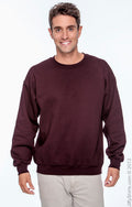 Unisex DryBlend® 50/50 Fleece Crew - Maroon