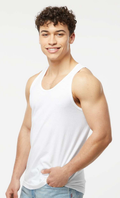 Unisex Fine Jersey Tank - White