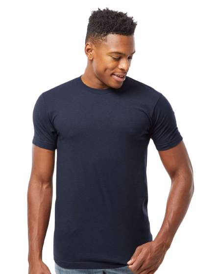 Unisex Fine Jersey Tee - Navy