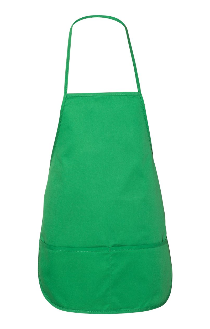 Poly/Cotton Twill Apron - Kelly