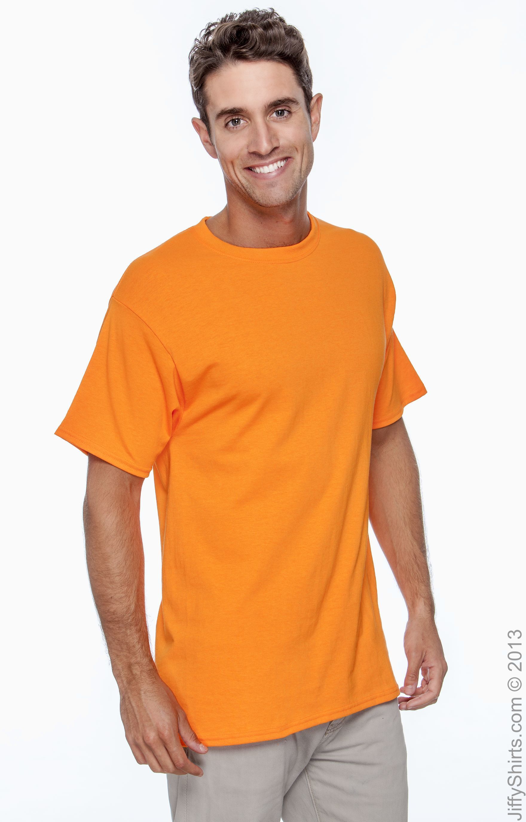 Authentic Short Sleeve Tee - High Viz Safety Orange
