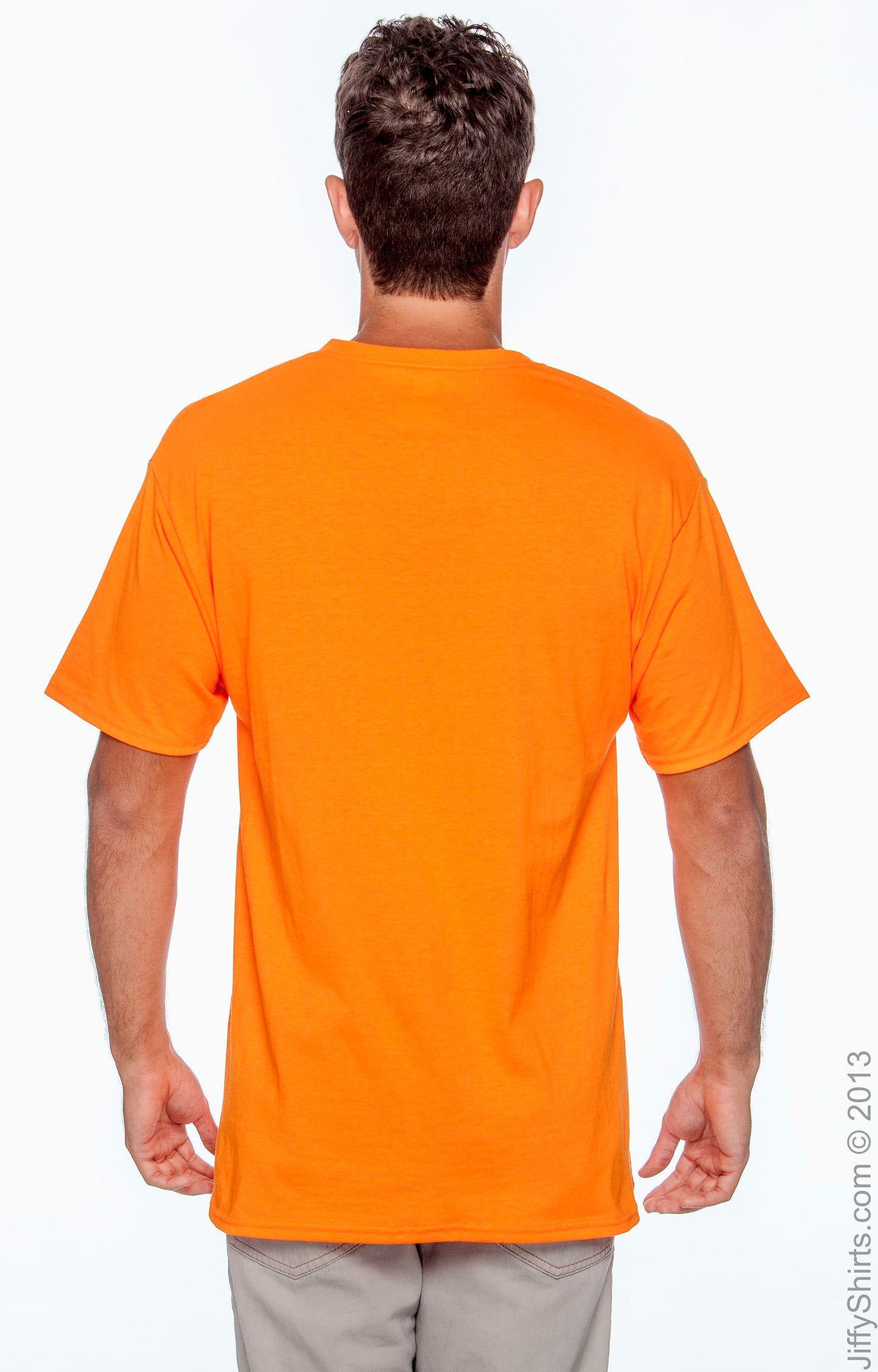 Authentic Short Sleeve Tee - High Viz Safety Orange