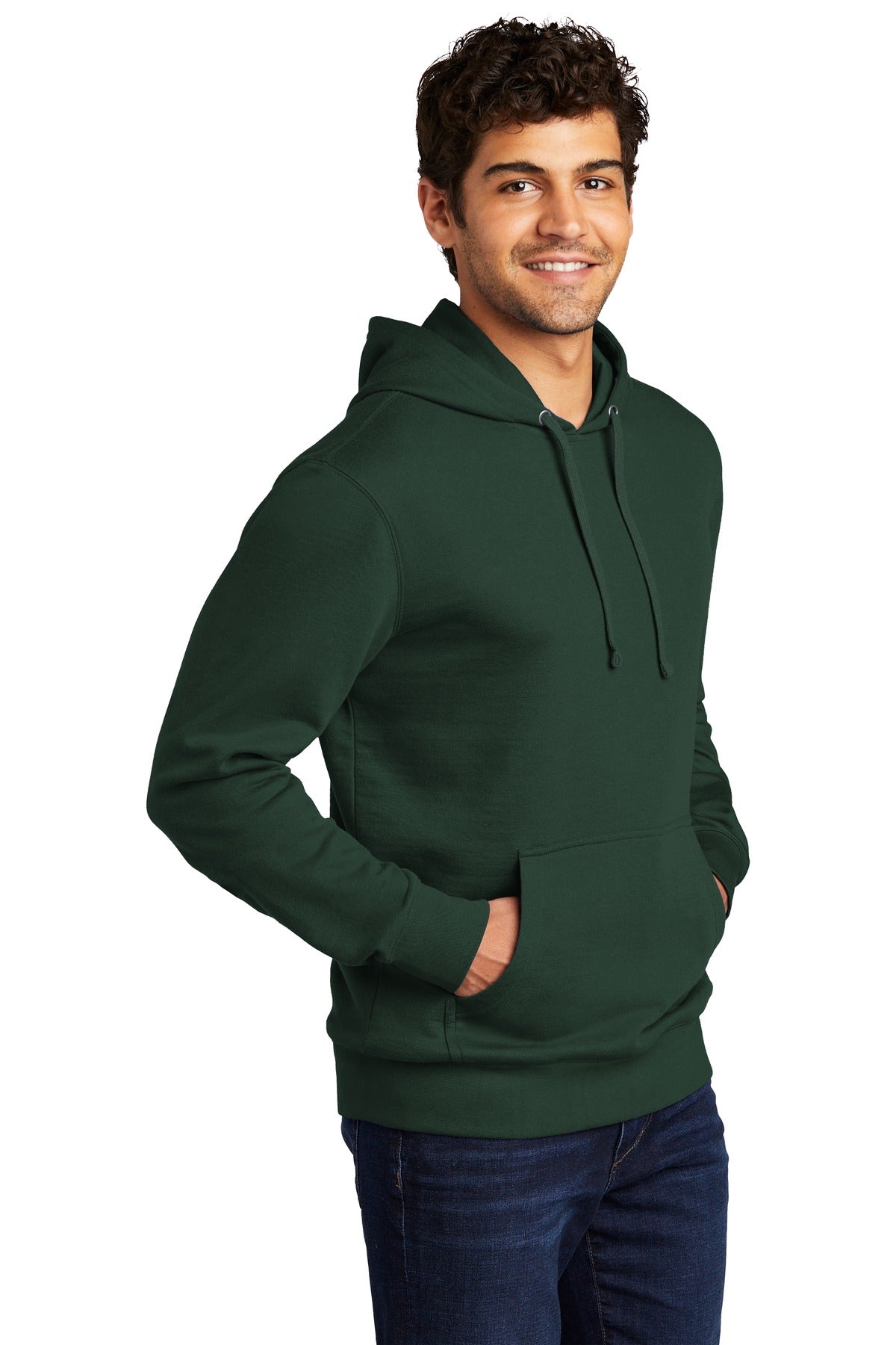 Unisex V.I.T. Fleece Hoodie - Forest Green