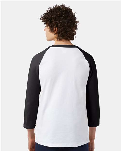 Champion T137 White/ Black — on model back
