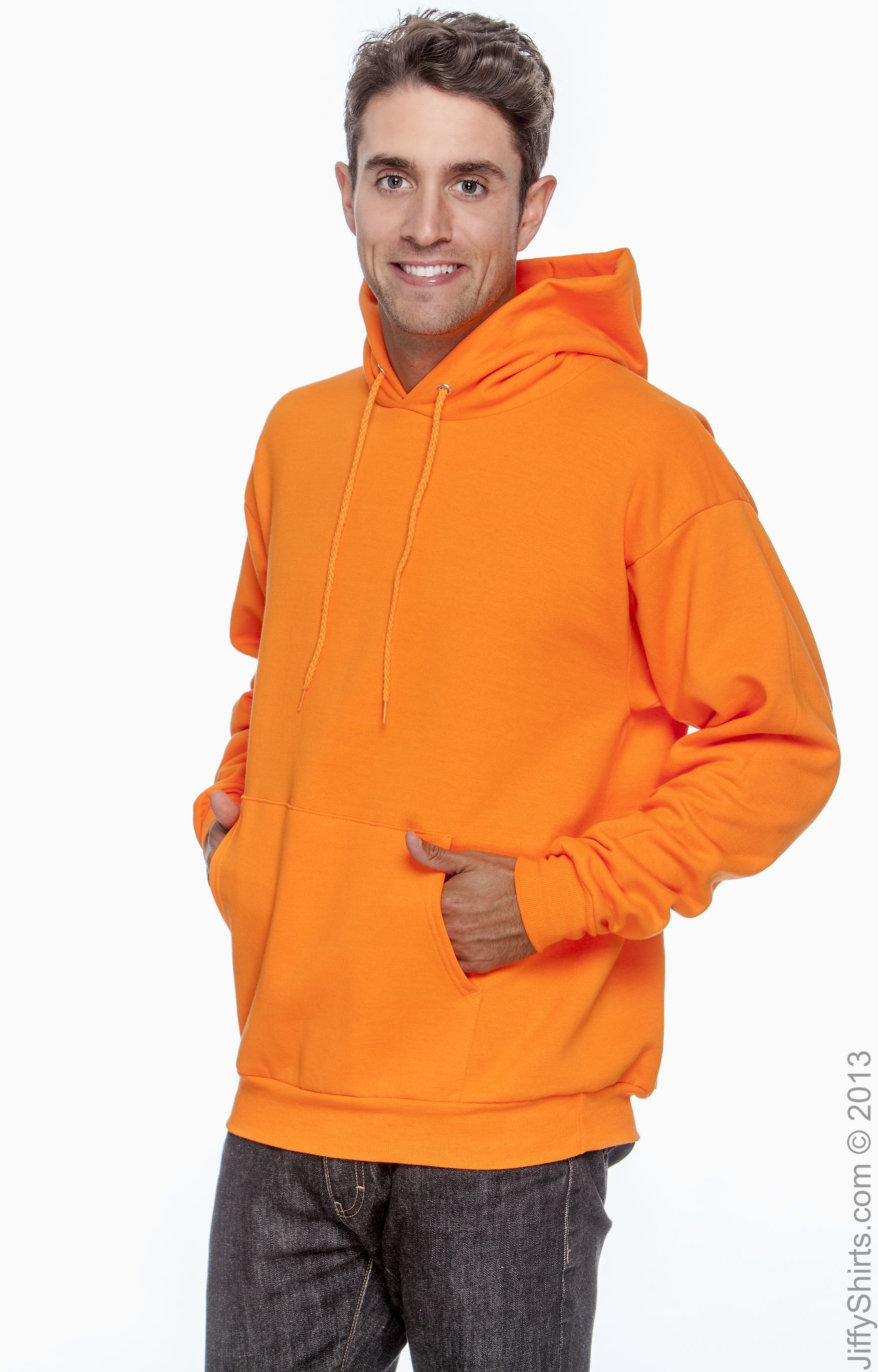 Ecosmart® 50/50 Pullover Hoodie - High Viz Safety Orange