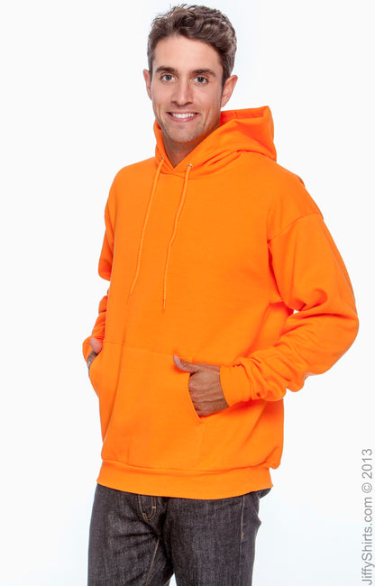 Ecosmart® 50/50 Pullover Hoodie - High Viz Safety Orange