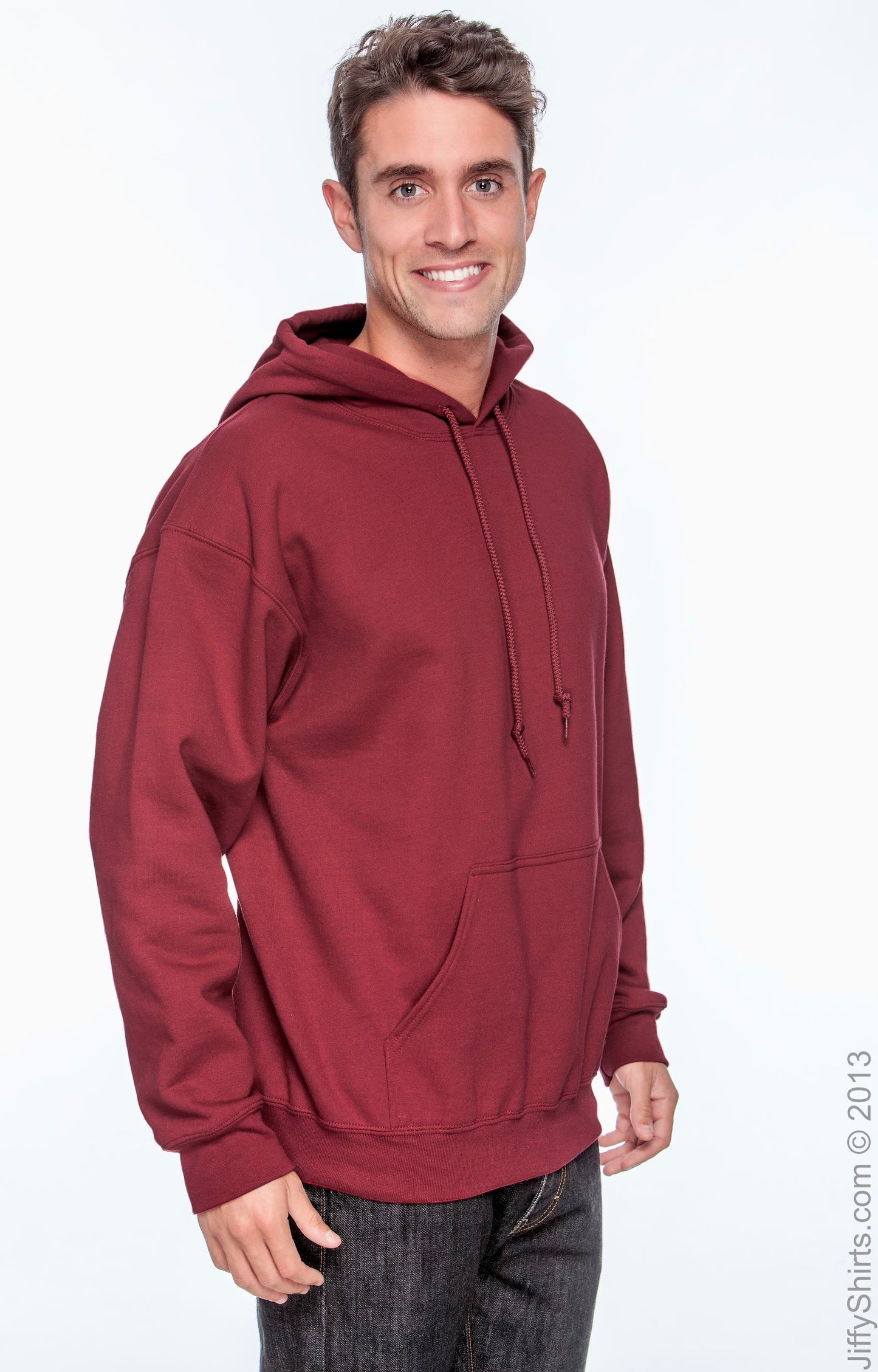 Unisex DryBlend®  50/50 Hoodie - Cardinal