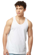 Unisex Fine Jersey Tank - White