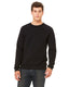 Bella + Canvas 3901 - Unisex Sponge Fleece Raglan Sweatshirt - Black