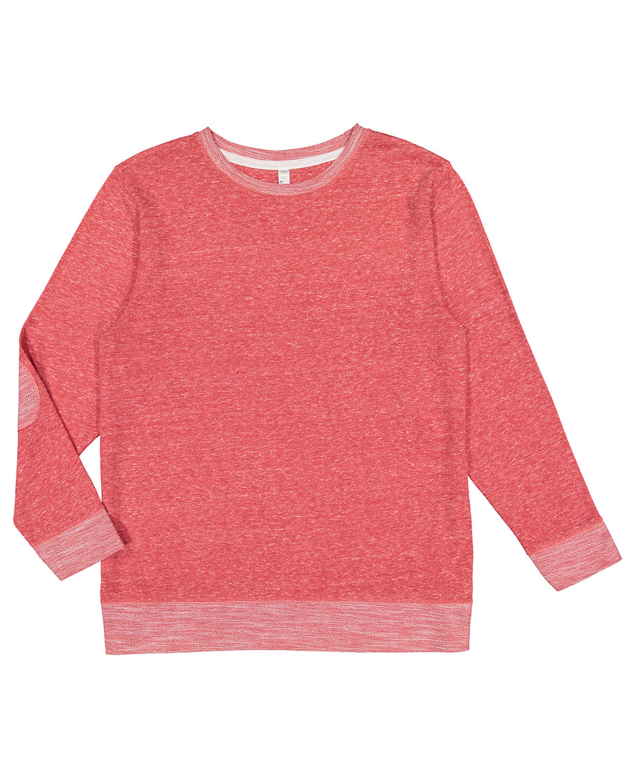 Harborside Melange French Terry Pullover - Red Melange