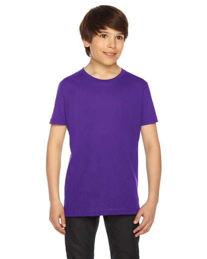 Youth Fine Jersey Short-Sleeve T-Shirt - Purple