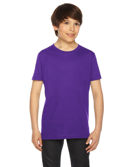 Youth Fine Jersey Short-Sleeve T-Shirt - Purple