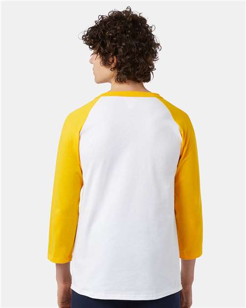 Champion T137 White/ Gold — on model back
