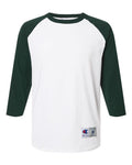 Champion T137 White/ Dark Green — front