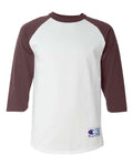 Champion T137 White/ Maroon — front