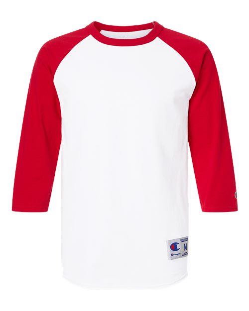 Champion T137 White/ Scarlet — front