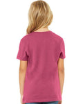 BELLA + CANVAS 3001Y Berry — on model back