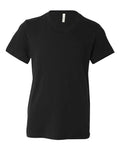 BELLA + CANVAS 3001Y Black — front