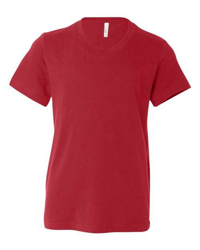 BELLA + CANVAS 3001Y Red — front