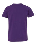 BELLA + CANVAS 3001Y Team Purple — back