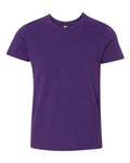 BELLA + CANVAS 3001Y Team Purple — front