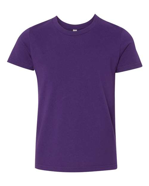 BELLA + CANVAS 3001Y Team Purple — front