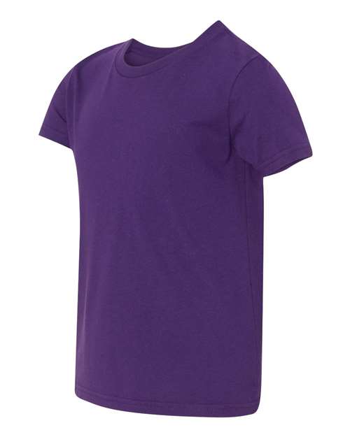BELLA + CANVAS 3001Y Team Purple — side