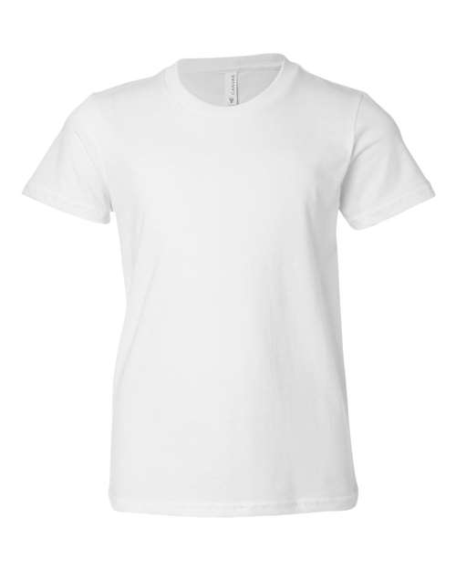 BELLA + CANVAS 3001Y White — front