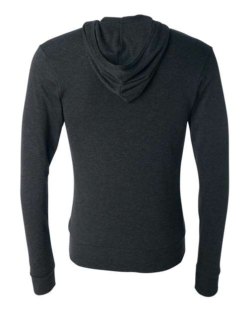 BELLA + CANVAS 3939 Charcoal Black Triblend — back