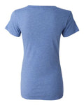 BELLA + CANVAS 8413 Blue Triblend — back
