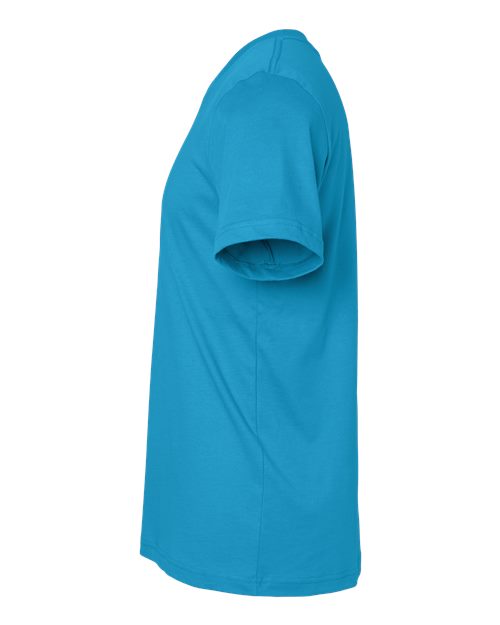BELLA + CANVAS 3001 Aqua — direct side