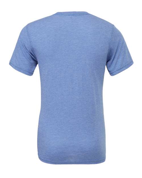 BELLA + CANVAS 3413 Blue Triblend — back