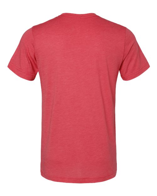 BELLA + CANVAS 3413 Red Triblend — back