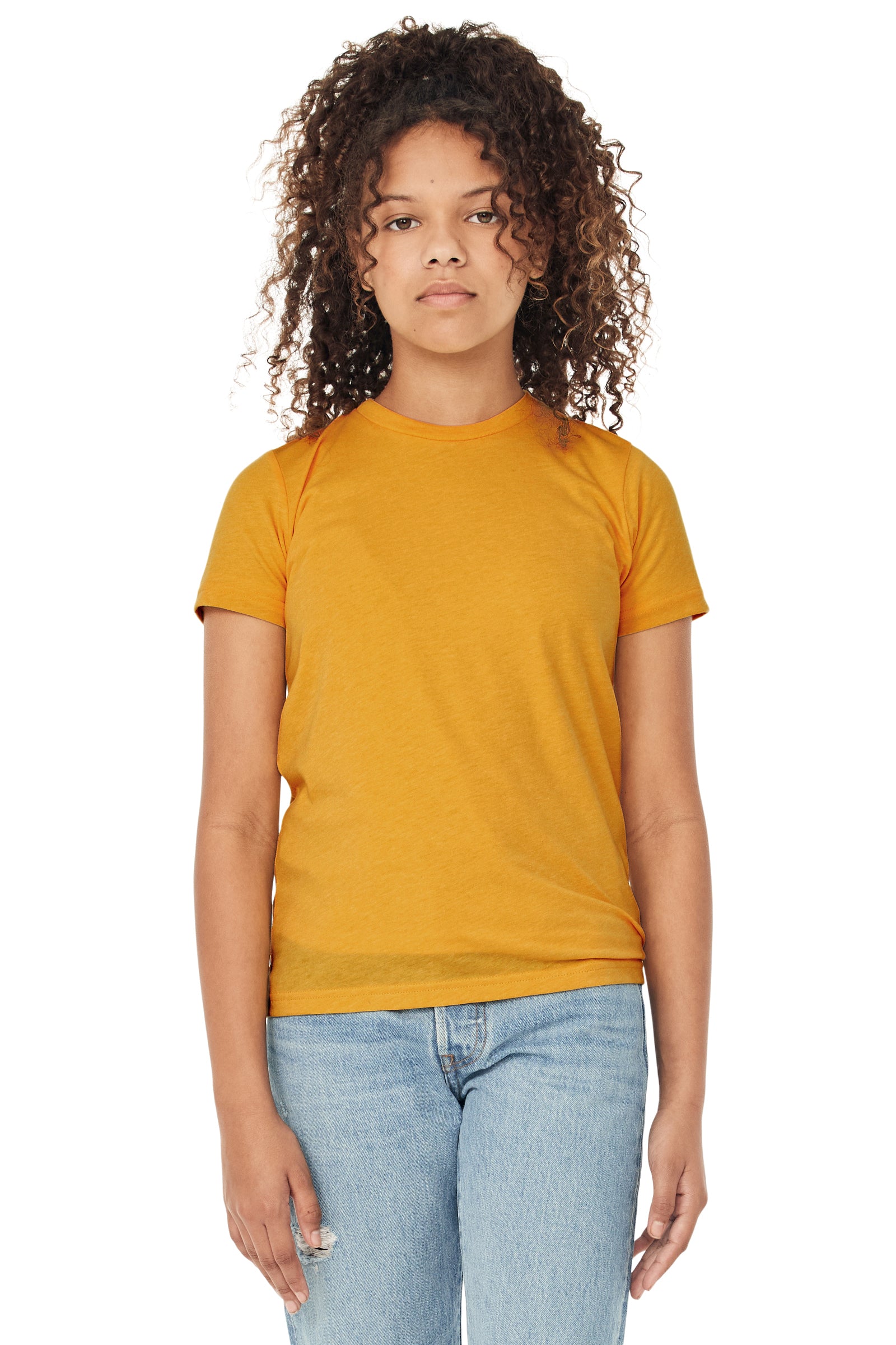 Youth Triblend Short-Sleeve T-Shirt - Mustard Triblend