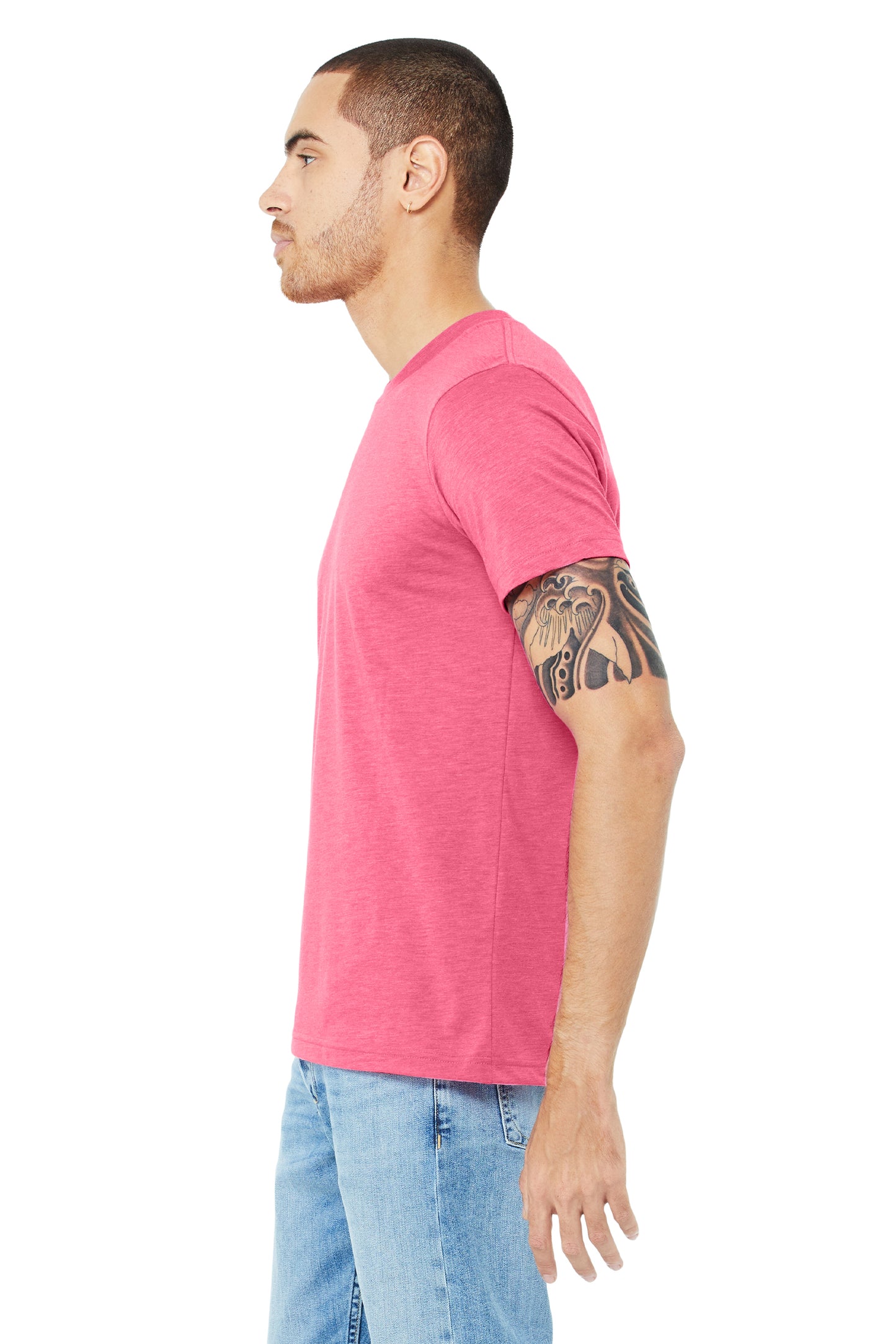 Unisex Triblend T-Shirt - Charity Pink Triblend
