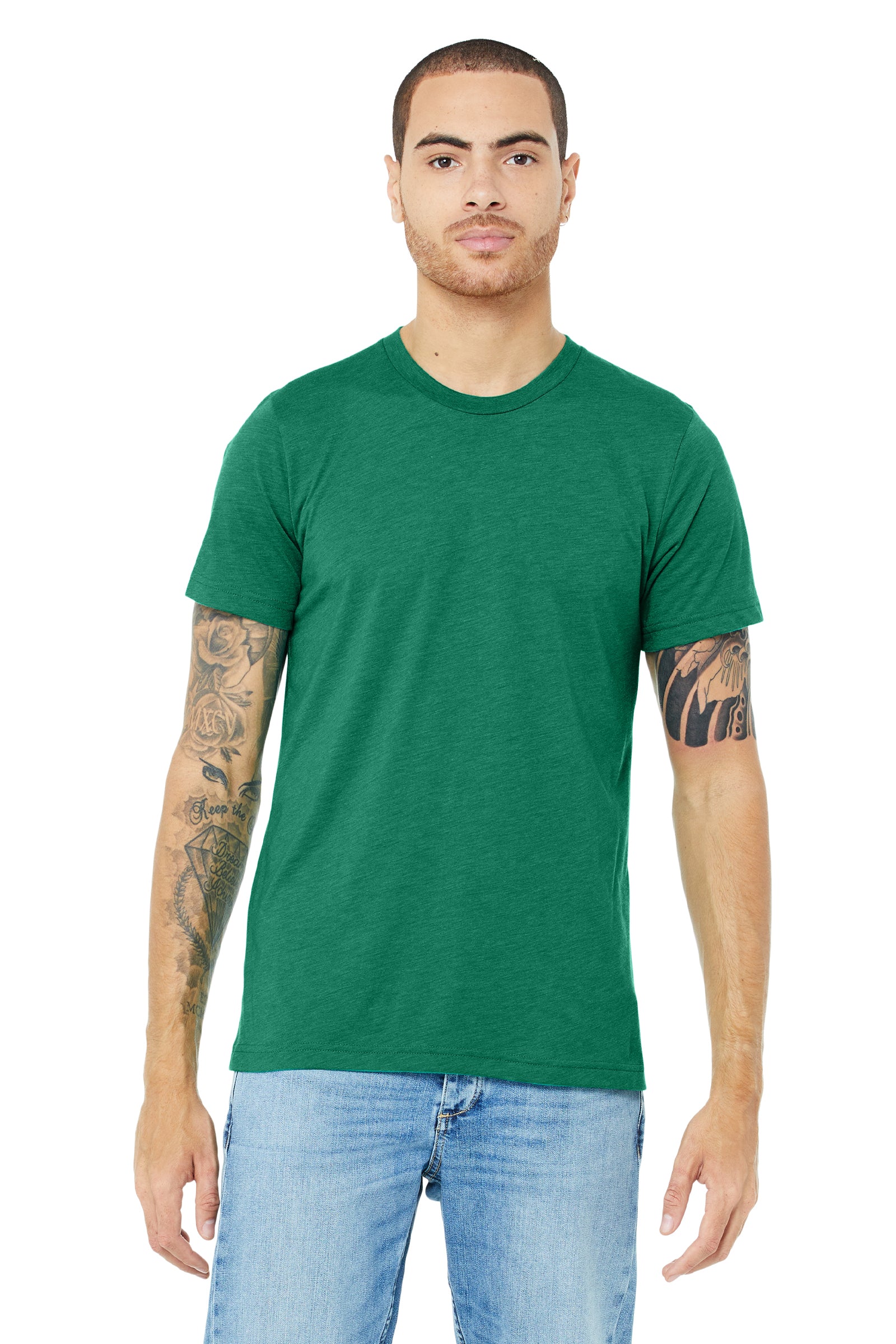Unisex Triblend T-Shirt - Kelly Triblend