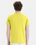 Hanes 4980 Yellow — on model back